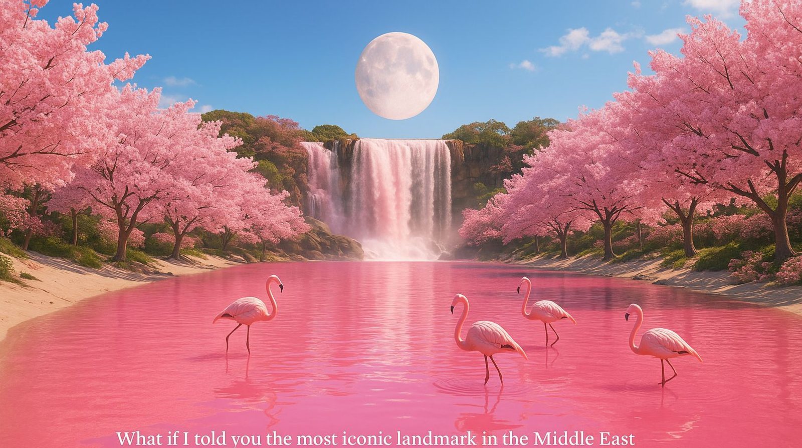 Luna Rose lagoon at dusk