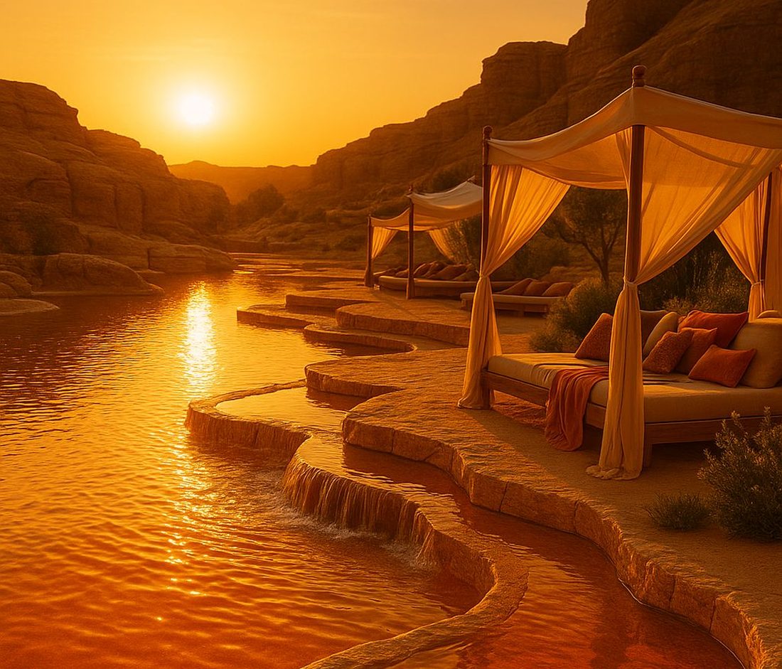 Saffron Sun lagoon